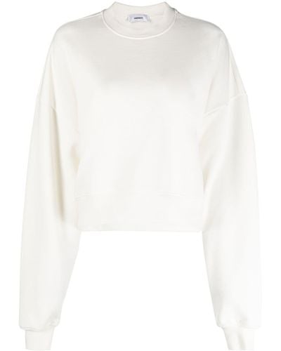 Wardrobe NYC Sweatshirt mit rundem Ausschnitt - Weiß