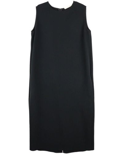 The Row Mirna Round-neck Dress - Black