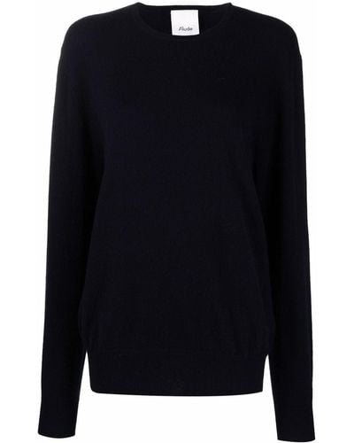 Allude Fine-knit Cashmere Sweater - Blue