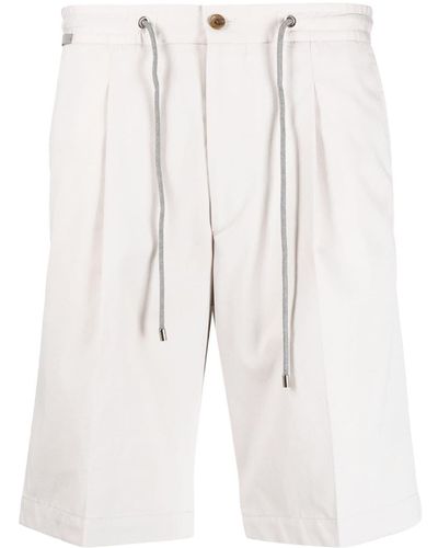 Corneliani Drawstring-waist Shorts - White