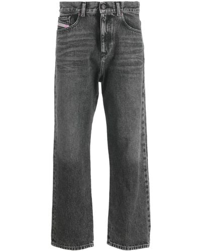 DIESEL Gerade D-Air Jeans - Grau