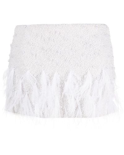 retroféte Skirt With Decoration - White