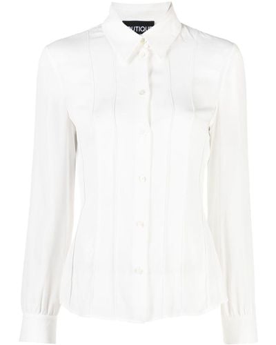 Boutique Moschino Camisa de manga larga - Blanco
