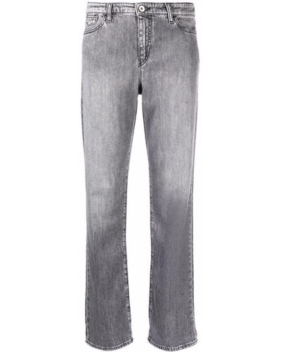 Emporio Armani Cropped Jeans - Grijs
