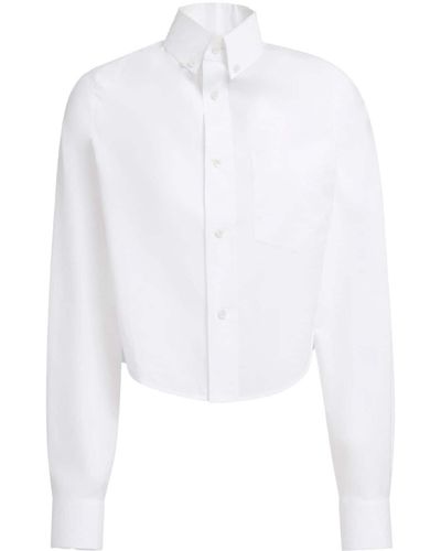 Marni Camicia crop - Bianco