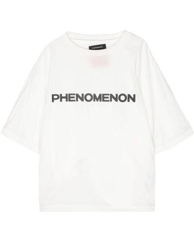 Fumito Ganryu X Phenomenon T-shirt Met Logoprint - Wit