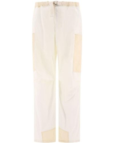 Jil Sander Belted Straight-leg Trousers - White