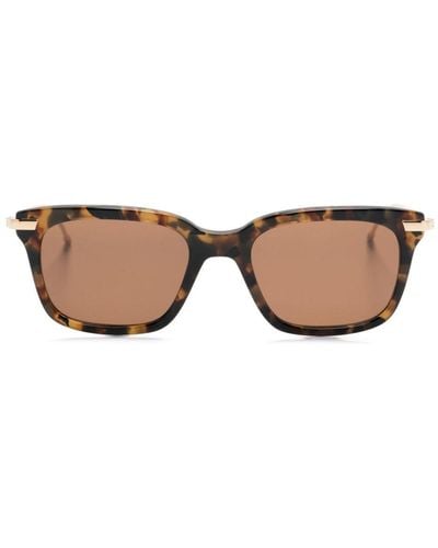 Thom Browne Square-frame Sunglasses - Brown