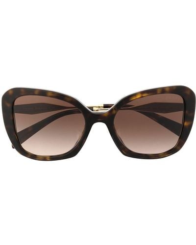 Miu Miu Rimless Square-frame Sunglasses - Brown
