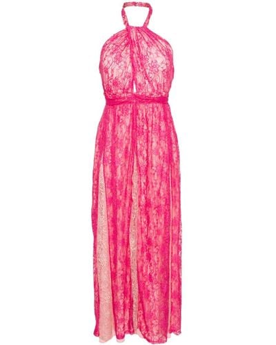 Liu Jo Floral-lace maxi dress - Pink