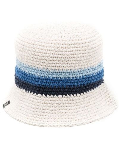Nannacay Noah Crochet Bucket Hat - Blue