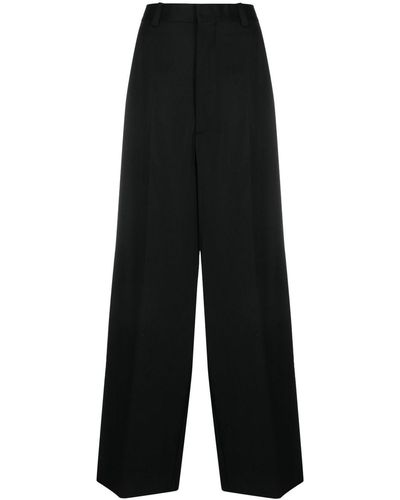 Balenciaga Pantalon de tailleur à coupe ample - Noir