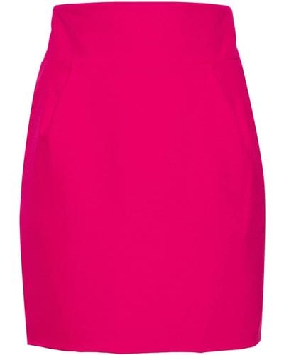 Alexandre Vauthier Crepe Mini Skirt - Pink