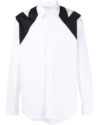 Alexander McQueen Camicia in cotone - Bianco