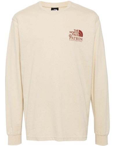 The North Face X Patron Graphic-Print Cotton T-Shirt - Natural