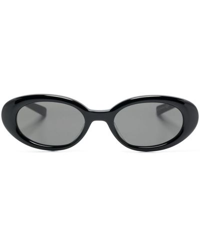 Maison Margiela Xgentle Monster Oval-frame Sunglasses - Black