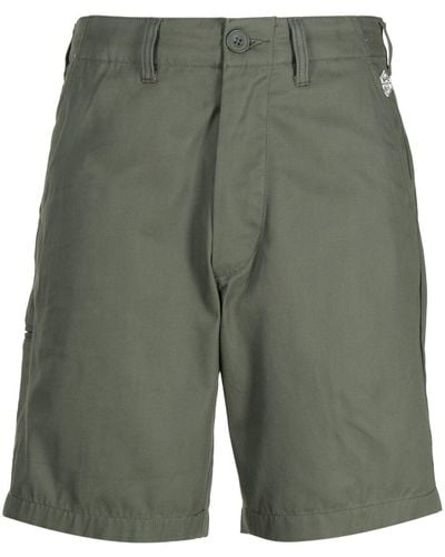 Chocoolate Logo-patch Bermuda Shorts - Green