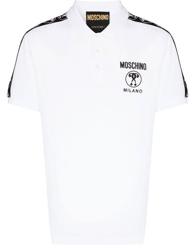 Moschino Double Question Mark Poloshirt - Weiß