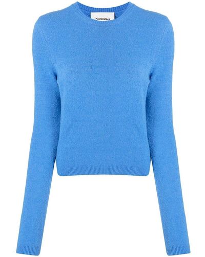 Nanushka ラウンドネック セーター - ブルー
