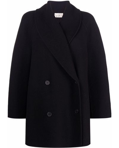 The Row Polli Double-breasted Coat - Blue