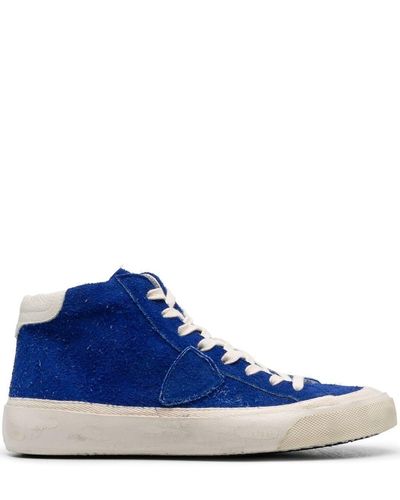 Philippe Model Plaisir High-top Sneakers - Blue