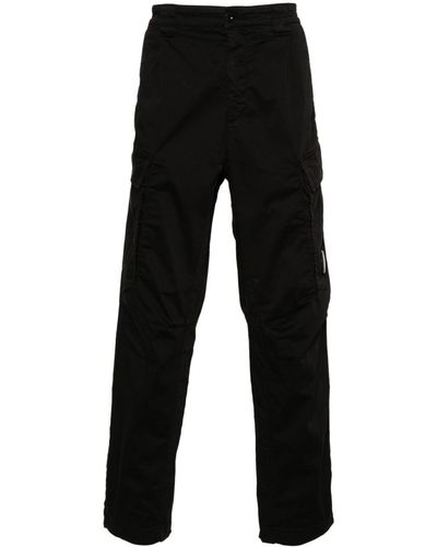 C.P. Company Cargo Pants Satin Stretch - Black