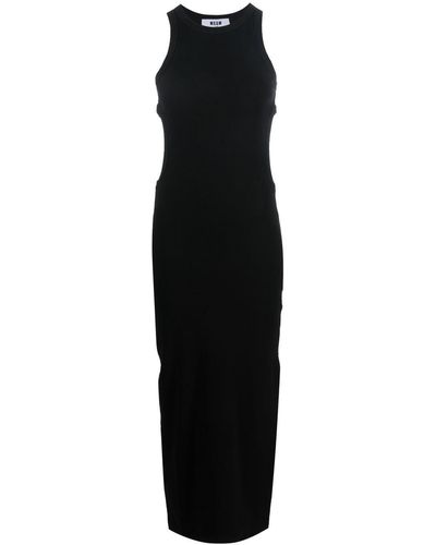 MSGM Kleid mit Cut-Outs - Schwarz