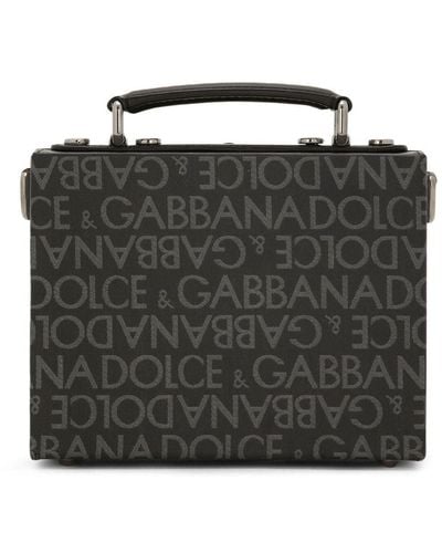 Dolce & Gabbana Borsa mini con stampa - Nero