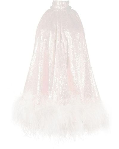 16Arlington Cindy Mini-jurk Met Pailletten - Wit