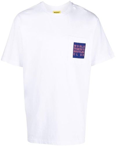 Market Camiseta con eslogan - Blanco