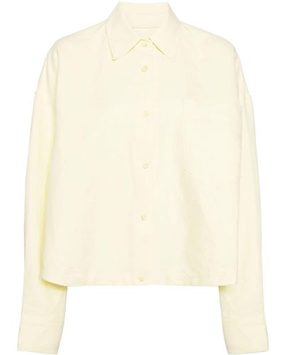 JNBY Oversized Cotton-linen Shirt - Natural