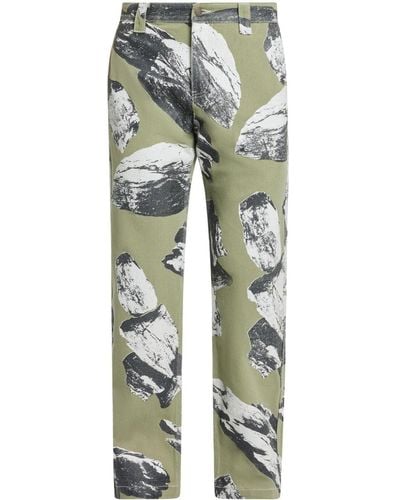 Market Pantalones Talus con estampado gráfico - Verde