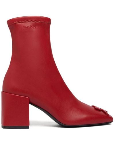 Courreges Reedition Ac Ankle Boots - Red