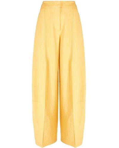 Jacquemus Linen Pants - Yellow