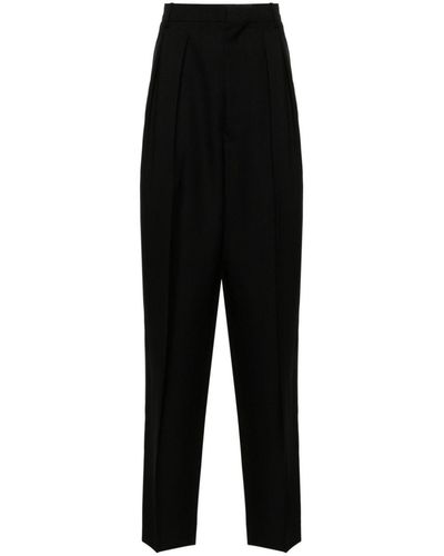 Random Identities Pantalones de vestir con pinzas - Negro