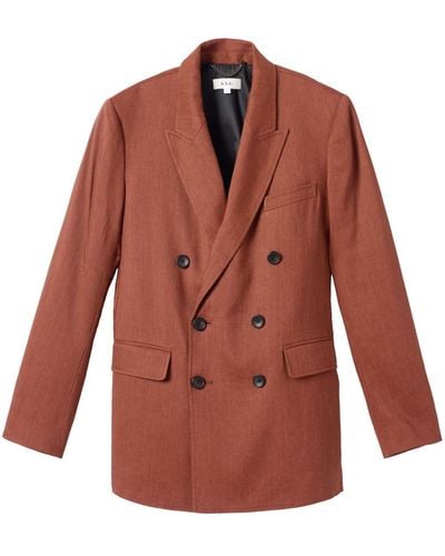 A.L.C. Declan Double-breasted Blazer - Red