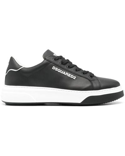 DSquared² 1964 Leather Trainers - Black
