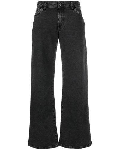 3x1 High-rise Wide-leg Jeans - Black