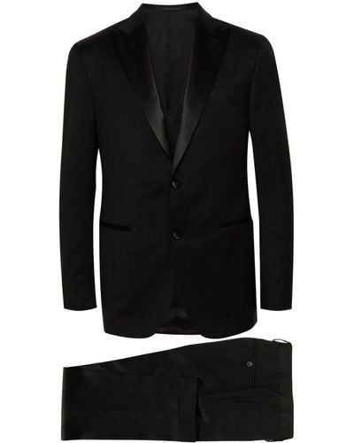 Corneliani Einreihiger Anzug - Schwarz