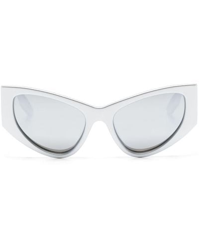 Balenciaga BB0300S Cat-Eye-Sonnenbrille - Weiß