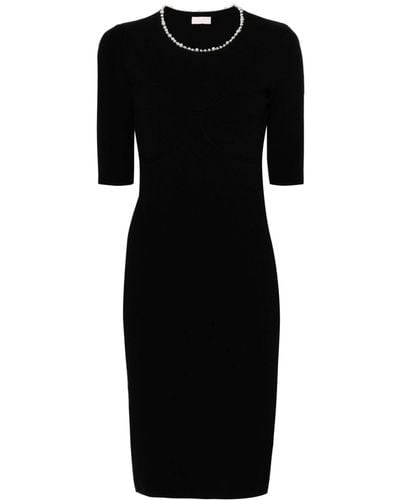 Liu Jo Seam-detailing Knitted Dress - Black