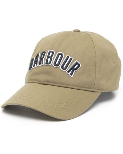 Barbour Campbell Sports Cotton Cap - Natural