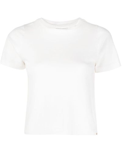 Extreme Cashmere T-shirt No267 Tina en maille fine - Blanc