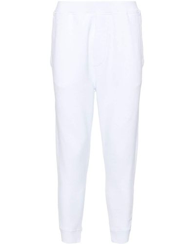 DSquared² Pantaloni sportivi a vita media - Bianco