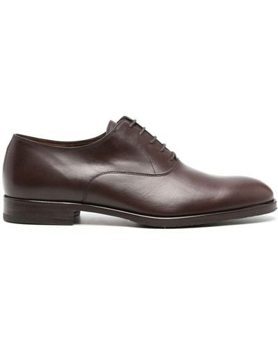 Fratelli Rossetti 20mm Leather Oxford Shoes - Brown