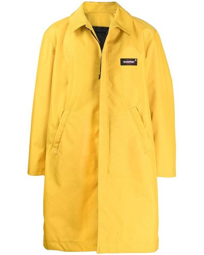Undercover X Eastpak Mantel mit aufgesetzter Tasche - Gelb