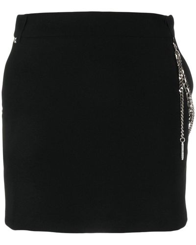 John Richmond Semas Chain-detail Miniskirt - Black