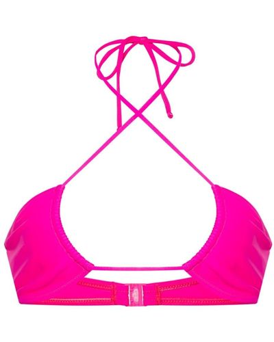 Mc2 Saint Barth Dahlia Halterneck Bikini Top - Pink