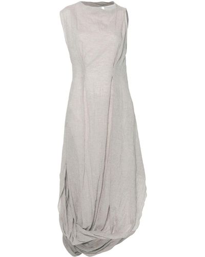 Lauren Manoogian Twist-detailed Maxi Dress - White