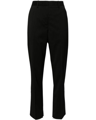 Helmut Lang Slim-fit Wool Pants - Black